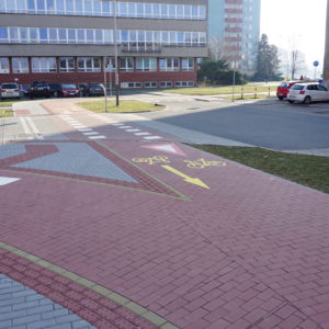 Cyklotrasa P, Ostrava - Hrabůvka