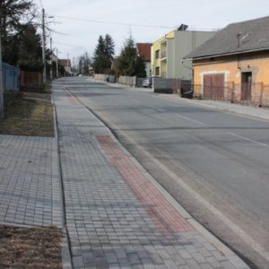 Rekonstrukce chodníků, Hrabyně